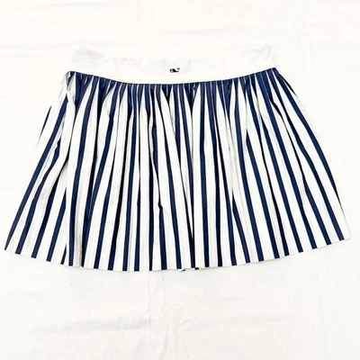 Юбка Vineyards в полоску с узором темно-синяя белая плиссированная с принтом размер средний - Изображение 1 из 4