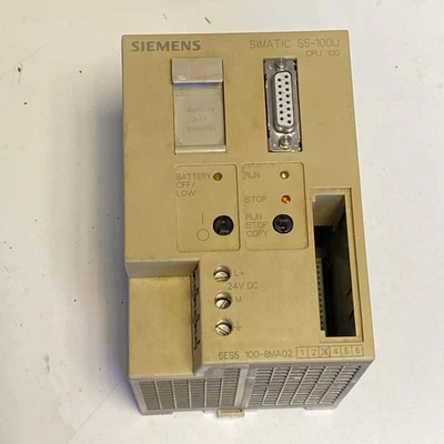Siemens Simatic S5-100U 6ES5 102-8MA02 CPU - Imagen 1 de 4