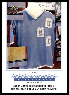 Camisa de tiro 2010-11 Upper Deck North Carolina Tar Heels Bobby Jones #126 Foto 1 de 2