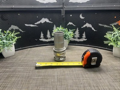 NEW - PT-PAC-E-200-316-2-1/2" STAINLESS STEEL COUPLING - Image 1 of 4