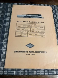 Lima Locomotive Works Southern Pacific 4-8-4 RAR ORIGINAL - Bild 1 von 3