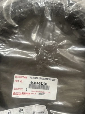 Sello de vidrio trasero para equipaje Toyota Corolla 2020-2023 64461-02290 Foto 1 de 2