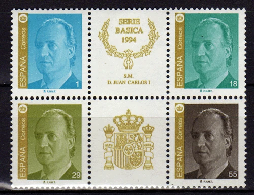Serie básica Bloque. 1994 ** Edifil 3305A-3308A **MNH - Imagen 1 de 1