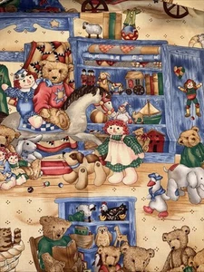 Vintage Raggedy Ann and Andy Timeless Treasures fabric Debi C3824 3/4 yd. - Picture 1 of 7