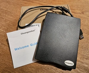 1.44Mb 3.5" USB External Portable Floppy Disk Drive Diskette FDD for Laptop/PC - Afbeelding 1 van 3