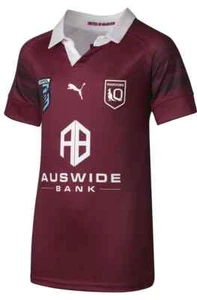 QLD Maroons State Of Origin Kids Home Jersey Sizes S-7XL BNWT - Picture 1 of 3
