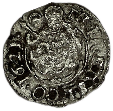 TRANSYLVANIA coin Denar 1621 KB VF+ Choice Very Fine Cover