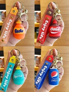4 Pack Cute keychain  cartoon key chain accessories key ring bag Backpack - Picture 1 of 5