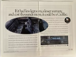 1992 Chrysler Fifth Avenue Print Ad - Picture 1 of 3