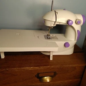 KPCB Tech Mini Sewing Machine, Battery or Electric, Power Adapter, Foot Petal - Picture 1 of 16