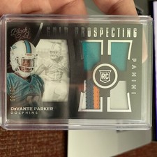 2015 Panini Black Gold Devante Parker RC Sick Dual Patch /99