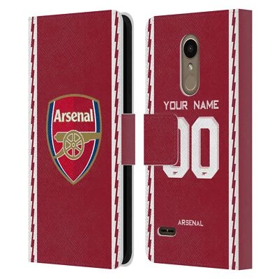 KIT FUNDA LIBRO CUERO ARSENAL FC 2022/23 PERSONALIZADO PARA TELÉFONOS LG 1 Foto 1 de 4