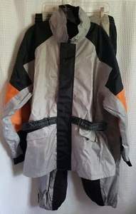 Xelement Advanced Motorcycle Gear Rain Pants & Motorcycle Jacket Mens Sz L - Bild 1 von 6