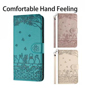 Case for Google Pixel 7 8 7A Luxury Cat PU Leather Flip Wallet Stand Phone Cover - Picture 1 of 17