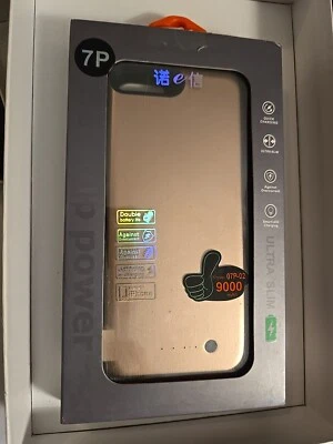 9000mAh iPhone 7 外置电池外壳 快速充电器 移动电源 充电保护套 — 第 1/4 张图片