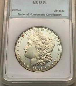 1886 Morgan Silver Dollar. Proof Like. - Picture 1 of 2