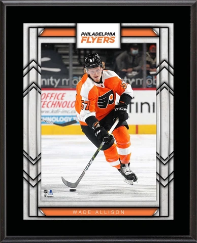 Wade Allison Philadelphia Flyers 10.5" x 13" Sublimated Player Plaque Cover