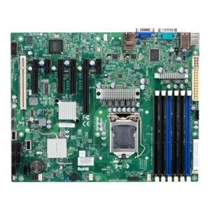 Server ATX Mainboard Supermicro X8SIA Rev 1.01 LGA1156 6x DDR3 Pcie PCI - Picture 1 of 3