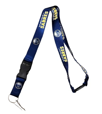 Buffalo Sabres Lanyard Keychain Licensed Aminco NHL Fan Gear Cover