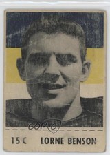 1956 Shredded Wheat CFL Lorne Benson #15C