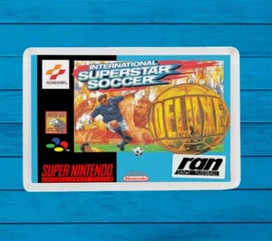 International Superstar Soccer Deluxe super nintendo Fridge Magnet Aimant Frigo - Photo 1/1