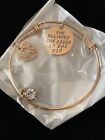 She Believe She Could Expandable Bangle Bracelet Rose Gold HEART Gift