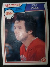 Brad Park Detroit Red Wings O-Pee-Chee 1983-84 OPC NHL Hockey Card #129 NM