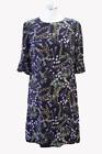 Hobbs Damen Kleid Gr. 36 (UK 10) Mehrfarbig Viskose Shiftkleid Shirtkleid Dress