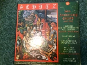 Schutz 300th - HIstorias Magnificats VOX SVBX 5101 3 LP set 1972 - Picture 1 of 3