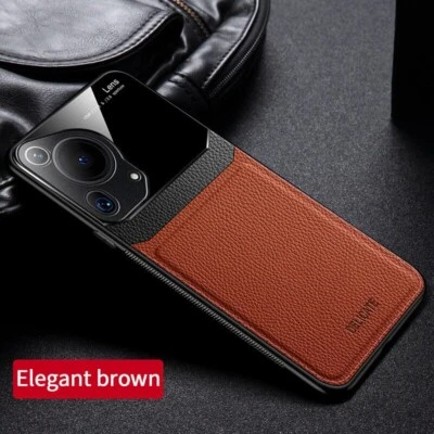 For Huawei Pura 70 Ultra, Shockproof Hybrid PU Leather Cover Screen Protector - Image 1 of 4