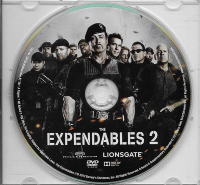 Expendables 2 2012 Standard Edition DVD Like New DISC ONLY - Image 1 of 2