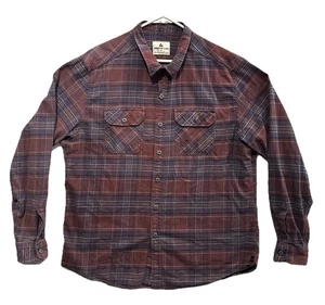 American Giant Hemd Herren XL kariert Flanell Knopfleiste schwere Taschen USA - Bild 1 von 11