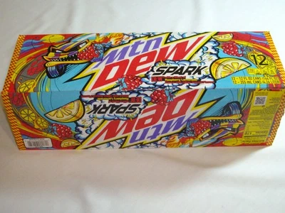 (1) 12 PACK OF 12 oz CANS OF MOUNTAIN DEW SPARK ***DISCONTINUED*** NEW/FULL! - Image 1 of 4