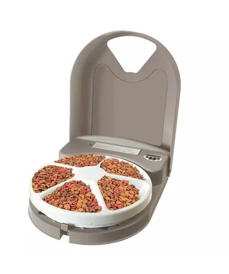 NEW PetSafe Eatwell Automatic 5 Meal Pet Feeder Cat Dog Programmable Digital P3 - Imagem 1 de 3