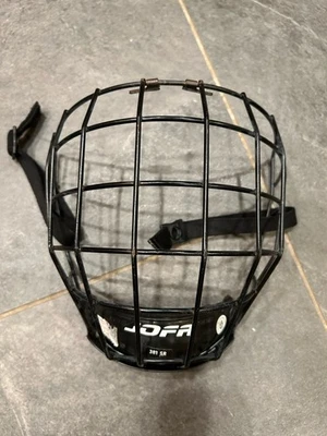 Gaiola completa de hóquei no gelo preto máscara facial Jofa 381 SR - Imagem 1 de 3