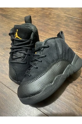 Nike Air Jordan 12 Retro (TD) 'Black Taxi' Negro Niños Talla 7.5Taxi Foto 1 de 4