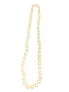 Vtg Faux Pearl Necklace 8.5in Elegant Beaded Retro Classic Jewelry - Picture 1 of 3