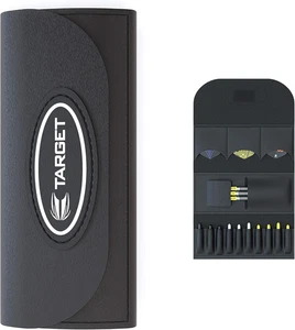 Target Darts Portafoglio Tri Fold Freccette, Nero, 3 Freccette - Foto 1 di 12