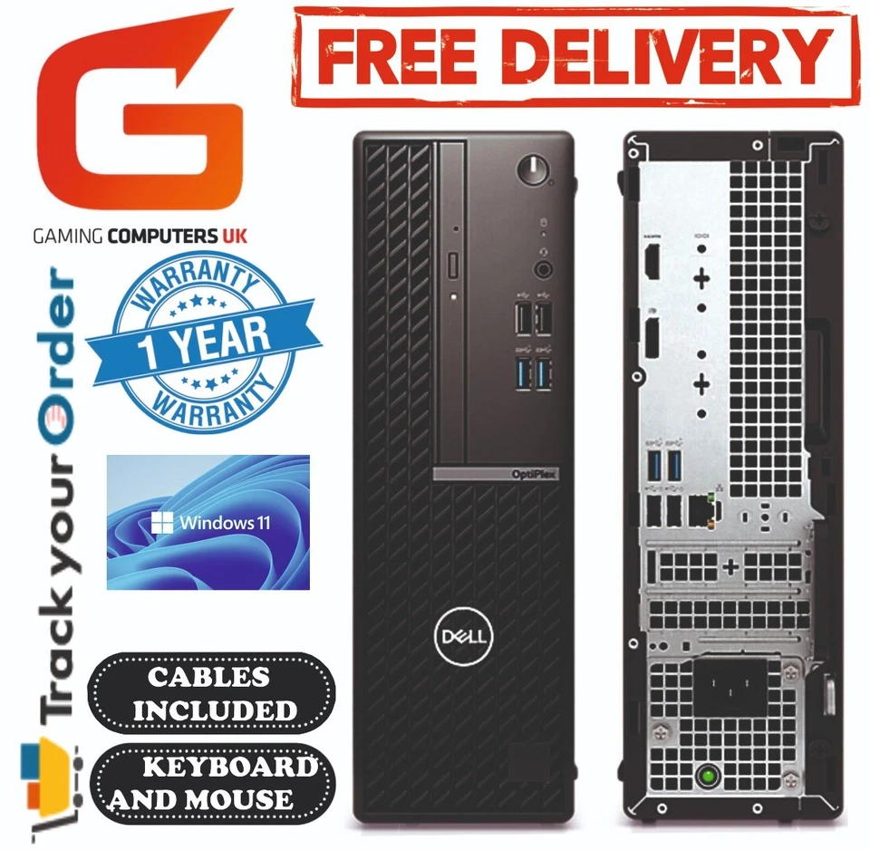 Dell OptiPlex SFF Core i5 6th Gen 16GB Ram 480GB SSD WIN 11 PRO - Image 1 of 1