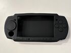 Black Silicone Rubber Skin Case Cover For Sony PSP Slim