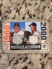 2008 SP Legendary Cuts Generations Dual Memorabilia Greg Maddux Gaylord Perry