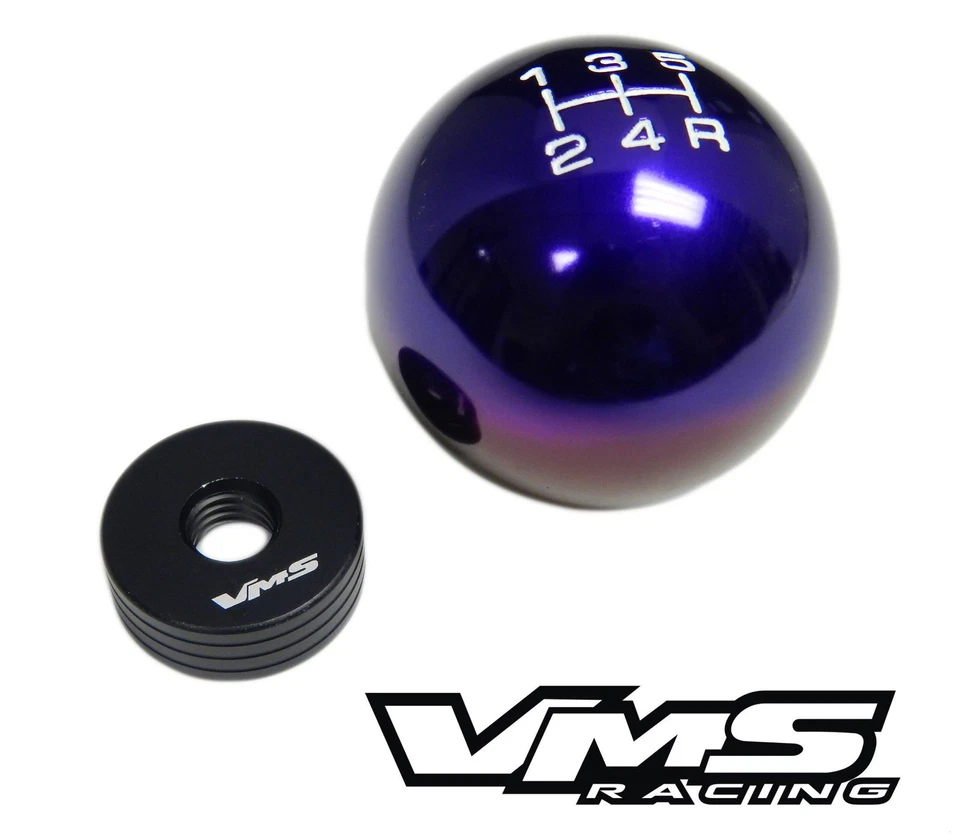 VMS TITANIUM BURN SHIFT KNOB 5 FOR SPEED SUBARU IMPREZA & WRX SHIFTER LEVER - Image 1 of 1