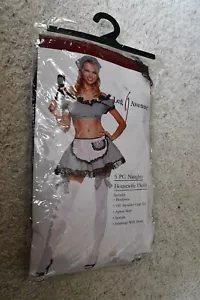 VINTAGE LEG AVENUE NAUGHTY HOUSEWIFE COSTUME SMALL MEDIUM 5 PIECE NEW - Picture 1 of 4