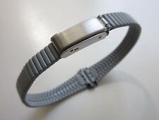ROWI grey stainless steel 1990's Germany 13 MM watch bracelet