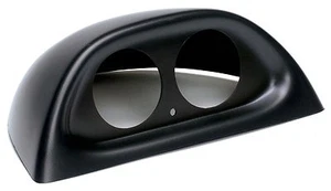 Auto Meter Clock Dash Pods 94-04 Ford Mustang Dual 52mm Gauge 2-1/16" (Black) - Picture 1 of 2