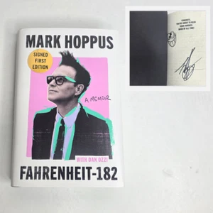 SIGNED Mark Hoppus Fahrenheit-182: A Memoir First Edition Autographed Hardcover - Picture 1 of 4