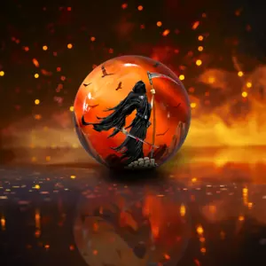 Bowling Ball DEATH STRIKE boule de bowling pour Spare Strike Funball avec motif - Imagen 1 de 3