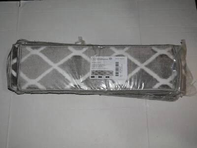 LOT OF 13 Sofia Rugs Carpet Runner for Stairs, Geometric- Gray/White - 9"x28" - Image 1 of 2