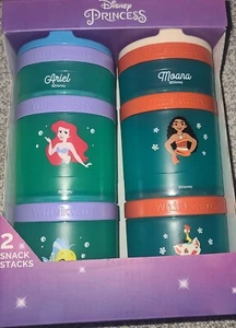 Whiskware Disney Princess Kombi Snack Pack Lunch Set (verschiedene Farben) - Bild 1 von 4