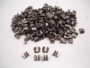 160 NASCAR DEL WEST TITANIUM 5/16" SUPER 7° RETAINER VALVE LOCKS KEEPERS DW-693C - Picture 1 of 5
